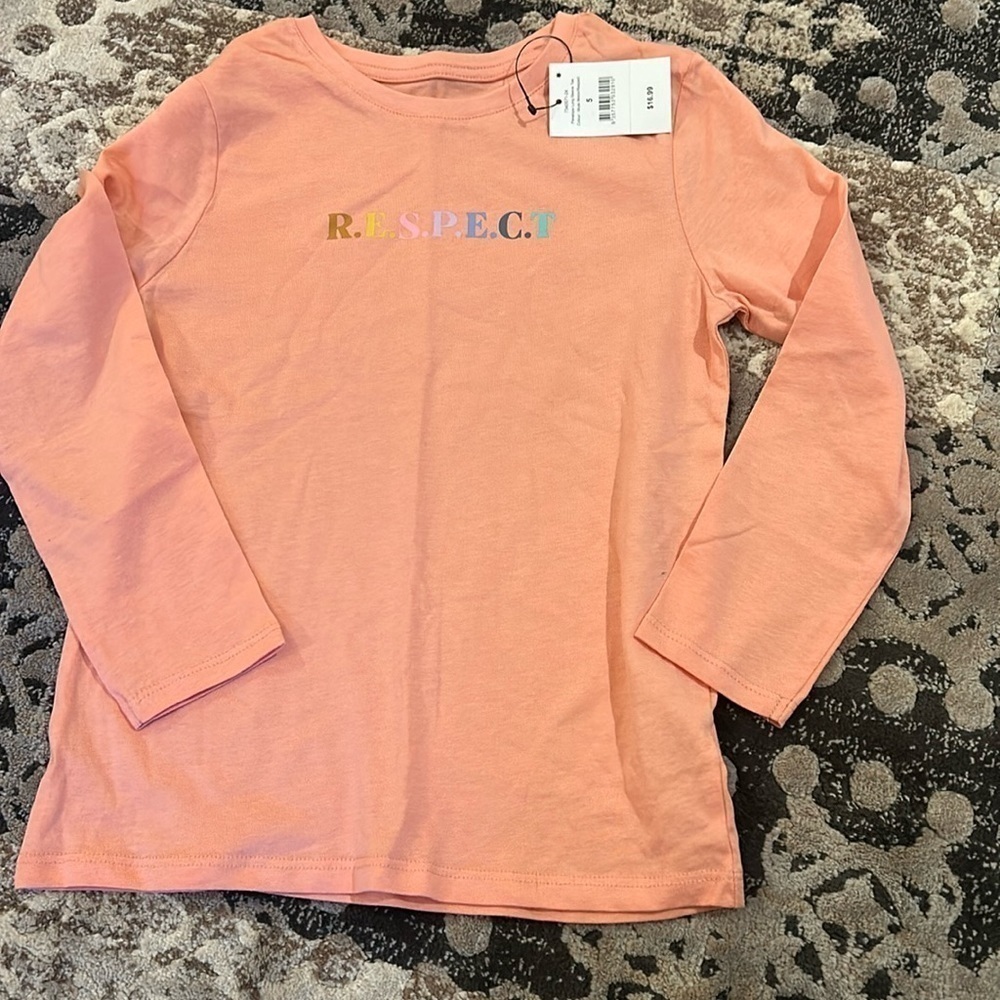COTTON ON KIDS sz 5 LS T shirt NWT